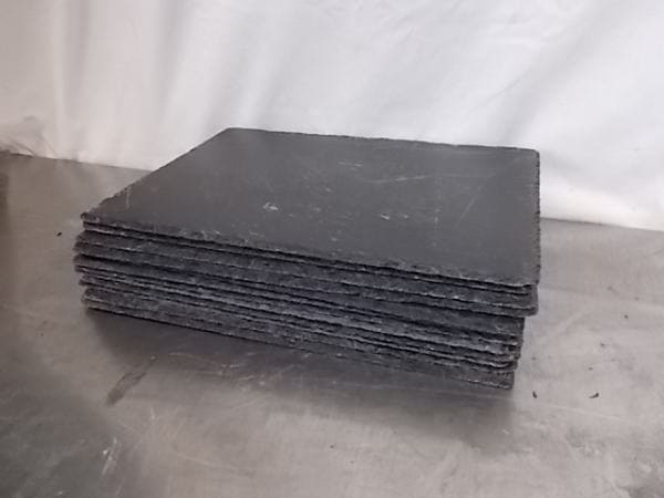 Mスタイル スレート 長角トレー 35cm お皿10枚セット 350×250  中古厨房 /A-28