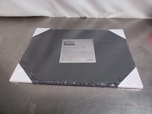 Mスタイル スレート 長角トレー 35cm お皿10枚セット 箱入り 350×250 未使用厨房 /A-2