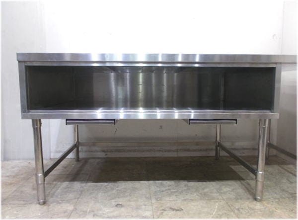 ステンレス 作業台 1700×810×800 業務用作業台 中古厨房/25H0523Z