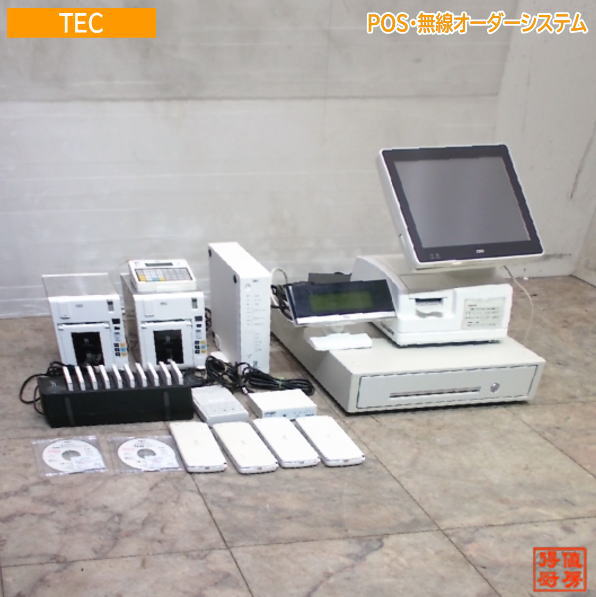 東芝テック ポスレジ 飲食店オーダーリングシステム QT-200 中古厨房/25J0212Z