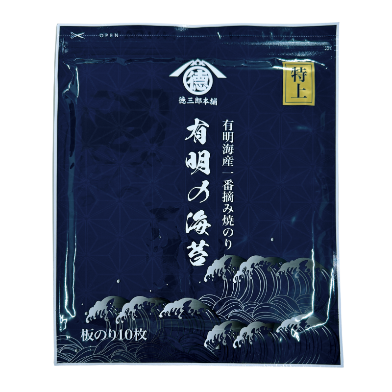 のり（感謝） 焼のり 特上 アルミチャック袋 （全型10枚入）