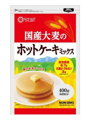 マエダ 国産大麦のホットケーキミックス 400g