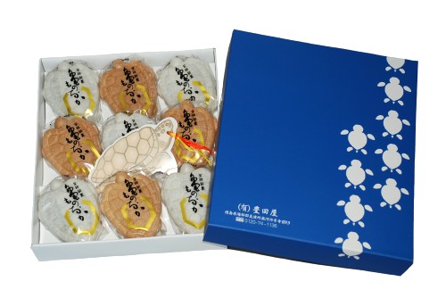 豊田屋 亀のもなか（つぶあん・青のりあん）│徳島のお土産品や名産品