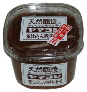 ヤマヨシ 天然醸造 寒仕込み御膳味噌 1kg│徳島のお土産品や名産品のお