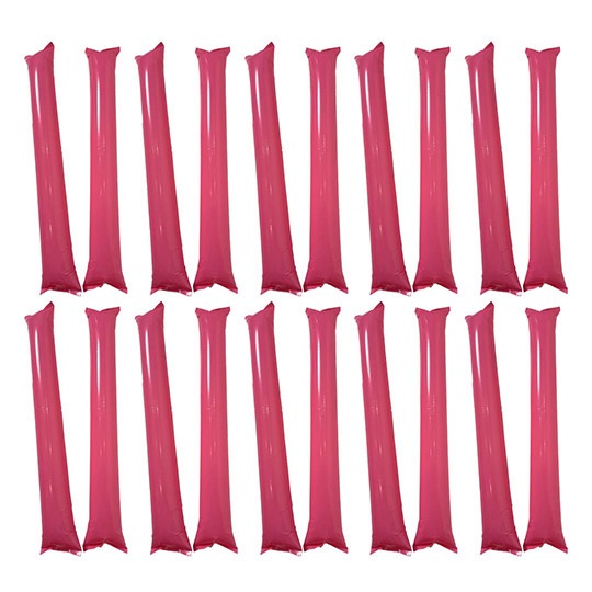 ＼ 応援割 今だけ 20%OFF !! ／ 応援 スティック バルーン 送料無料 【 2本 × 10セット入り】 体育祭 運動会 スポーツ 大会 高校野球 野球 応援 グッズ