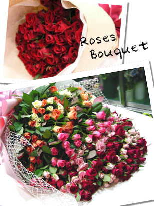 【超】バラの花束 【本数分数量指定】