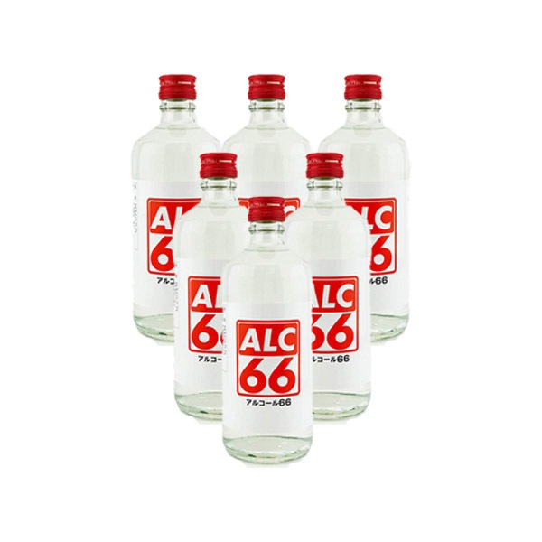 【6本セット】ALC66 レッド 500ml 高濃度アルコール アルコール 消毒 液 除菌 送料無料 パストリーゼの代用