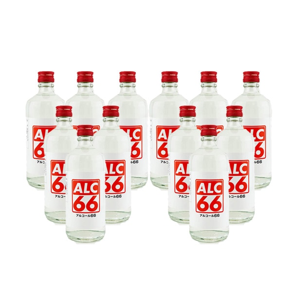 【12本セット】ALC66 レッド 500ml 高濃度アルコール アルコール 消毒 液 除菌 送料無料 パストリーゼの代用