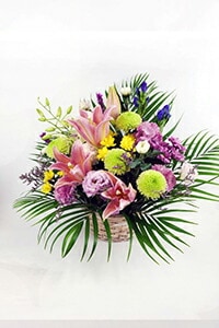 送料無料 お供え おまかせアレンジメント お墓参り 法事法要 お供え用花 お悔やみ 仏事 法事 命日 一周忌 クール便選択可能