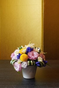 敬老の日 アレンジメントS 生花 ギフト ありがとう 感謝 おじいちゃん おばあちゃん 玄関 モダン おしゃれ 和風 冬季配送不可地域あり