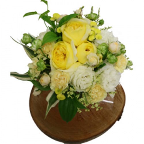 アレンジメントフラワー 生花 Loulou オレンジ ピンク 白 ギフト 誕生日 バラ アレンジ 花 別途送料 結婚祝い 結婚記念日 ホワイトデー 卒業式 入学 プレゼント クール便選択可能