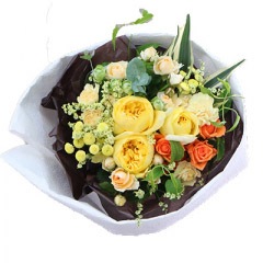 花束 Loulou ブーケタイプ ギフト 誕生日 バラ 花 送料無料 生花 ブーケ 結婚祝い 結婚記念日 ホワイトデー 卒業式 入学 プレゼント クール便選択可能