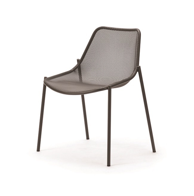 イタリア製 emu エミュー ラウンドサイドチェア ガーデンチェア 1脚 イタリア製 emu（エミュー）/ROUND SIDE CHAIR【商品名：ラウンド
