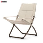【イタリアemu】スヌーズ コージー デッキチェア-CN（SNOOZE COZY DECK CHAIR-CN）サイズ：W760×D950/920×H990/1050・SH490/550・AH590/6