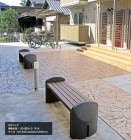 UDベンチ/規格名称：UD-BEA-3-15-A、サイズ：W1500×D400×H495＋ＵＤベンチ基礎ブロック/規格名称：KV-CH-A（2個セット）※専用基礎ブロックを使用し固定をおこなってくださ