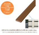 【目隠しフェンスオプション】スタイルフェンスJAPAN UZ用ジョイント材/サイズ：W50×L2,000×t10mm（※1枚単品部材）