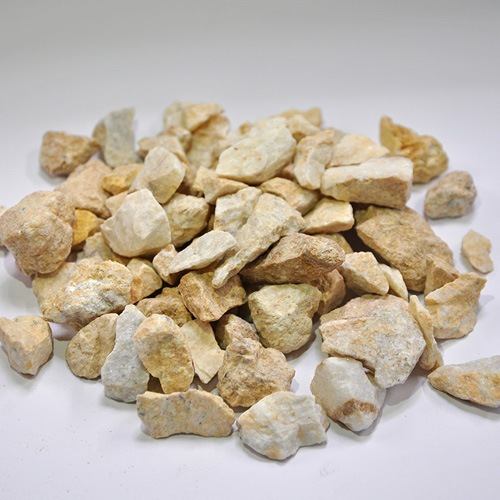 砂利/クラッシュマーブル（イエロー） 6袋セット | 東海砂利 クラッシュマーブライト イエロー 1-5mm 10kg (約