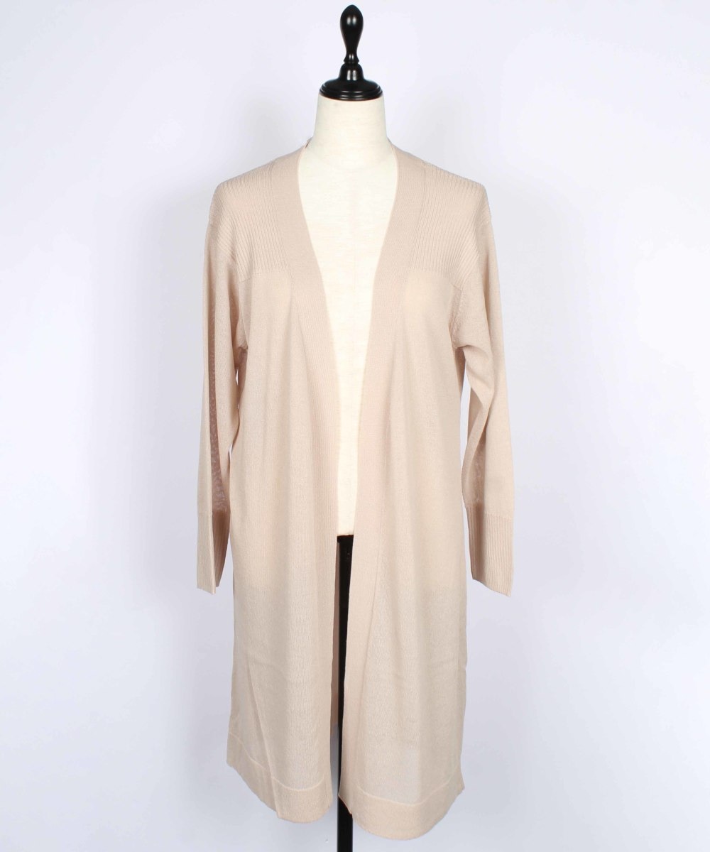 SALE】さらさらサイド釦ニットロングカーディガン - 12Twelve Agenda