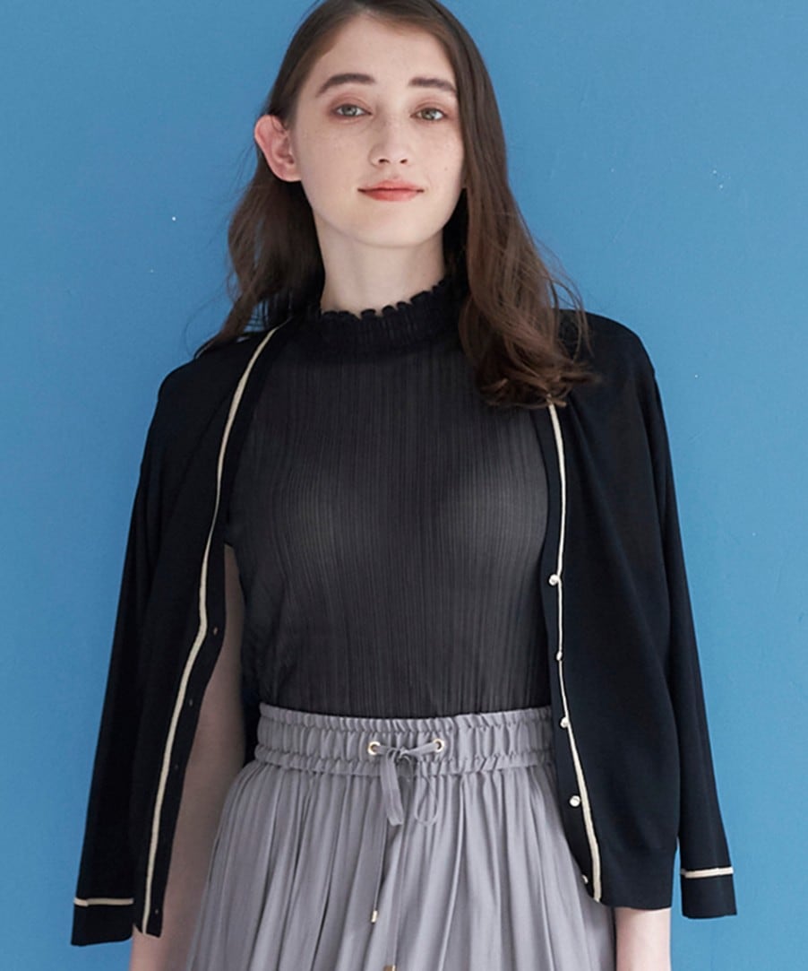 SALE】配色Vネックニットカーディガン - 12Twelve Agenda(トゥエルブ