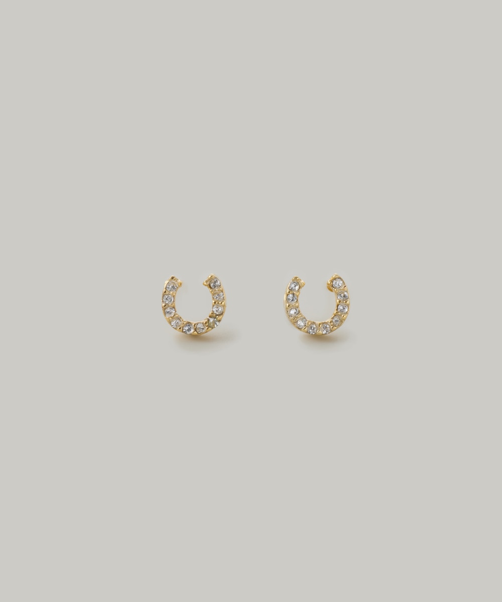 AVALANCHE ホースシューピアス ダイヤモンド シルバー ピアス 4-10687-02 SJ25 - AVALANCHE