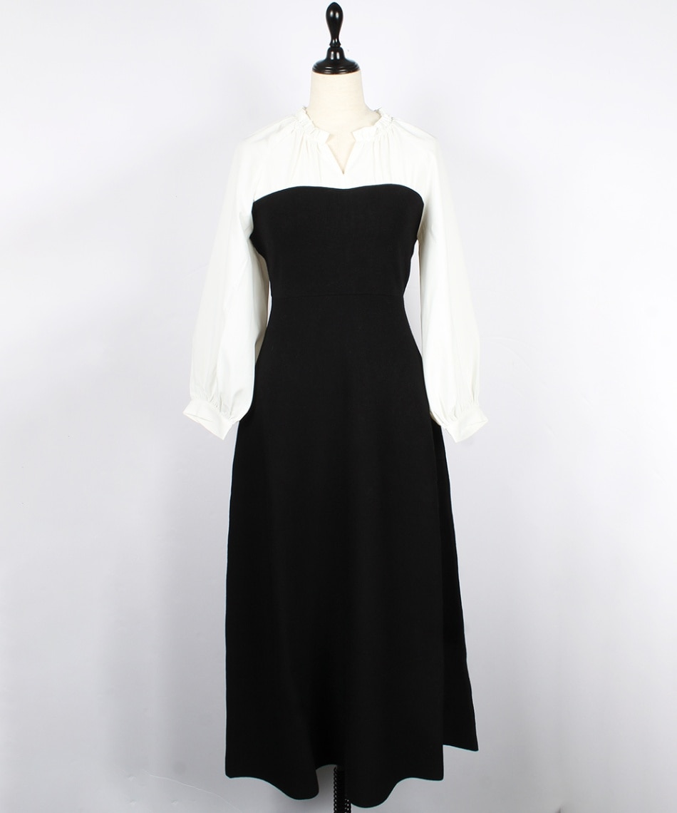 pickles　エンフォルド　ウールチェックニットコンビドレス pickles様専用 エンフォルド ウールチェックニットコンビドレス