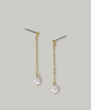 PGペタルチェーン淡水パールピアス - 12Twelve Agenda(トゥエルブ