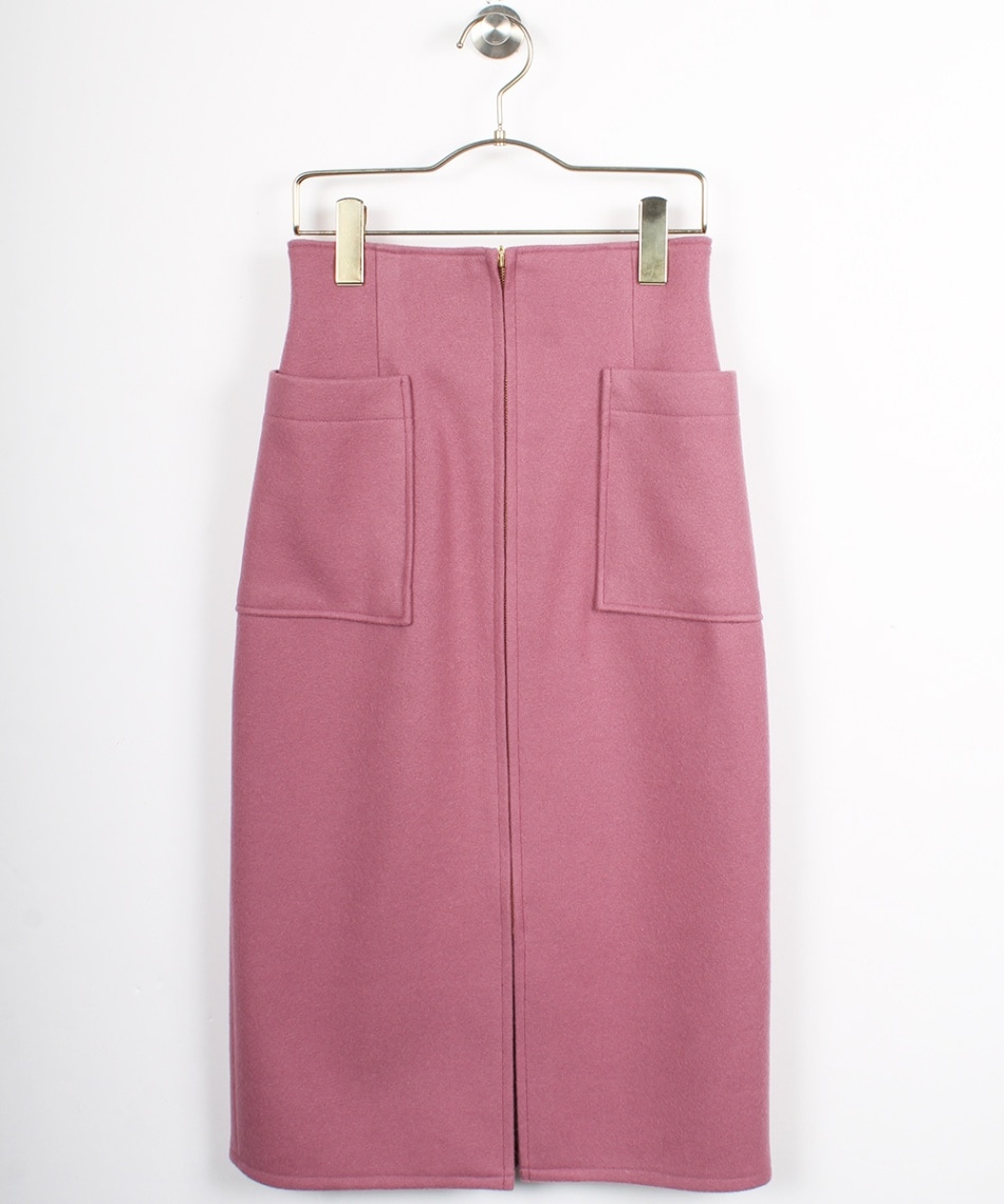 SALE】ウール両ポケタイトスカート - 12Twelve Agenda(トゥエルブ
