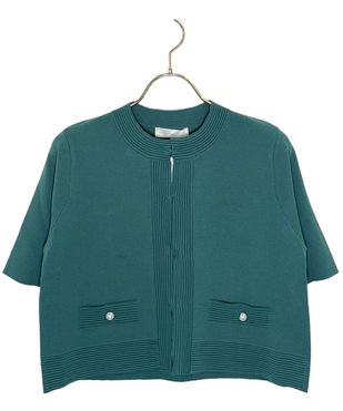 SALE】Vネック金釦シアーカーディガン - 12Twelve Agenda(トゥエルブ