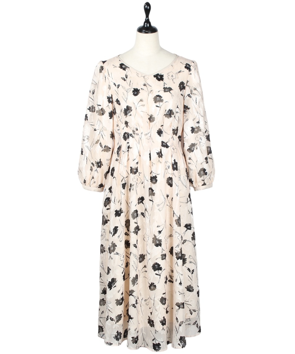 花柄★ジャカードニット★フレアワンピース★ CAROLINA HERRERA 000000010297_p6SPlH6.jpg