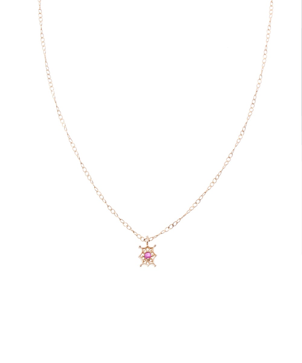 ENUOVE イノーヴェ　ルビーネックレス 1粒ルビーオーナメントネックレス - 12Twelve Agenda