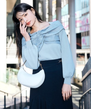 【タグ付き未使用品❗】茶色地にピンクの花が上品な巻きスカート38M dazzlin マドラスチェックマキシスカート（ピンク） -靴＆ファッション