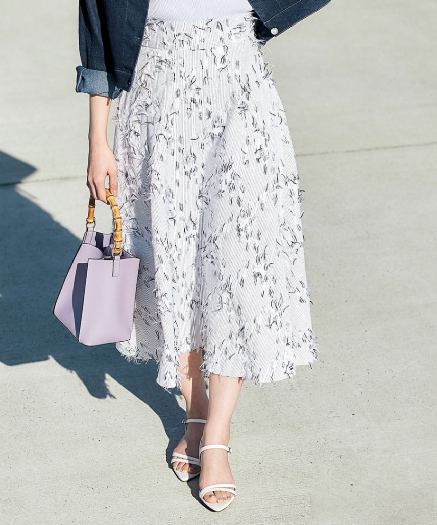 ドゥロワー　パフジャガードスカート　Lookbook掲載　定価10.8 ドゥロワー パフジャガードスカート Lookbook掲載 定価10.8 ドゥロワー