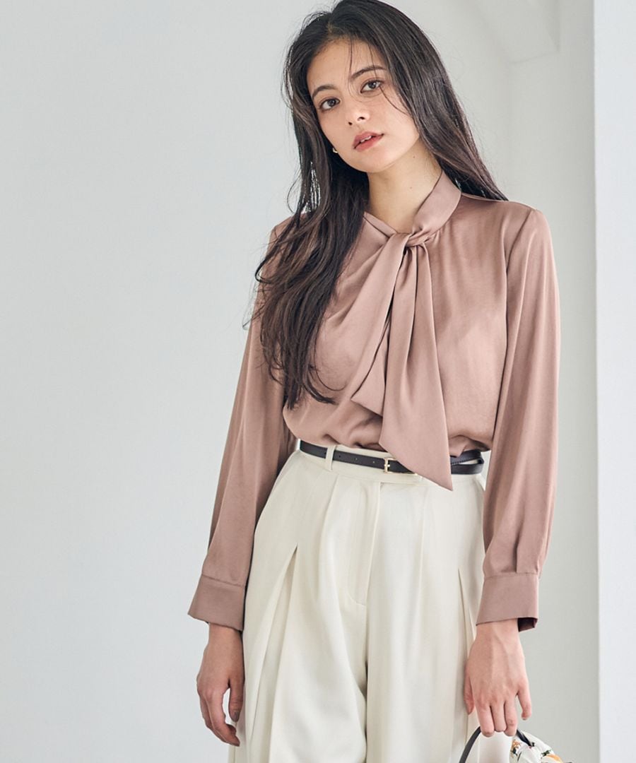 ねじりボウタイブラウス - 12Twelve Agenda(トゥエルブアジェンダ)公式