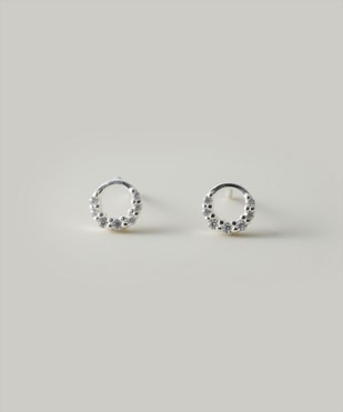 プフッツェ　クローバー　ピアス　K18 クローバー / ピアス﻿ Clovers / Pierced earring / SV925