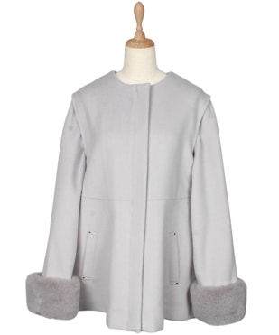 SALE】フェイクスエードノーカラーガウンコート - 12Twelve