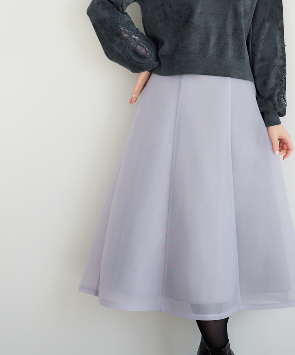 SALE】スポンディッシュフレアスカート - 12Twelve Agenda(トゥエルブ