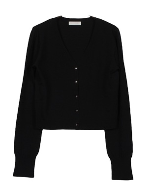 エトロ＊ふわとろウール クルーネックニットカーディガン＊ブラック