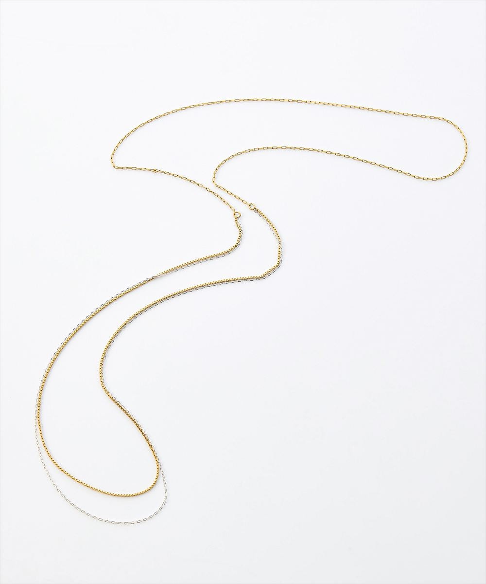 ⭐️週末限定価格！K18 ♡ 2wayロングネックレス 全長約80cm ⭐️週末限定価格！K18 ♡ 2wayロングネックレス 全長約80cm