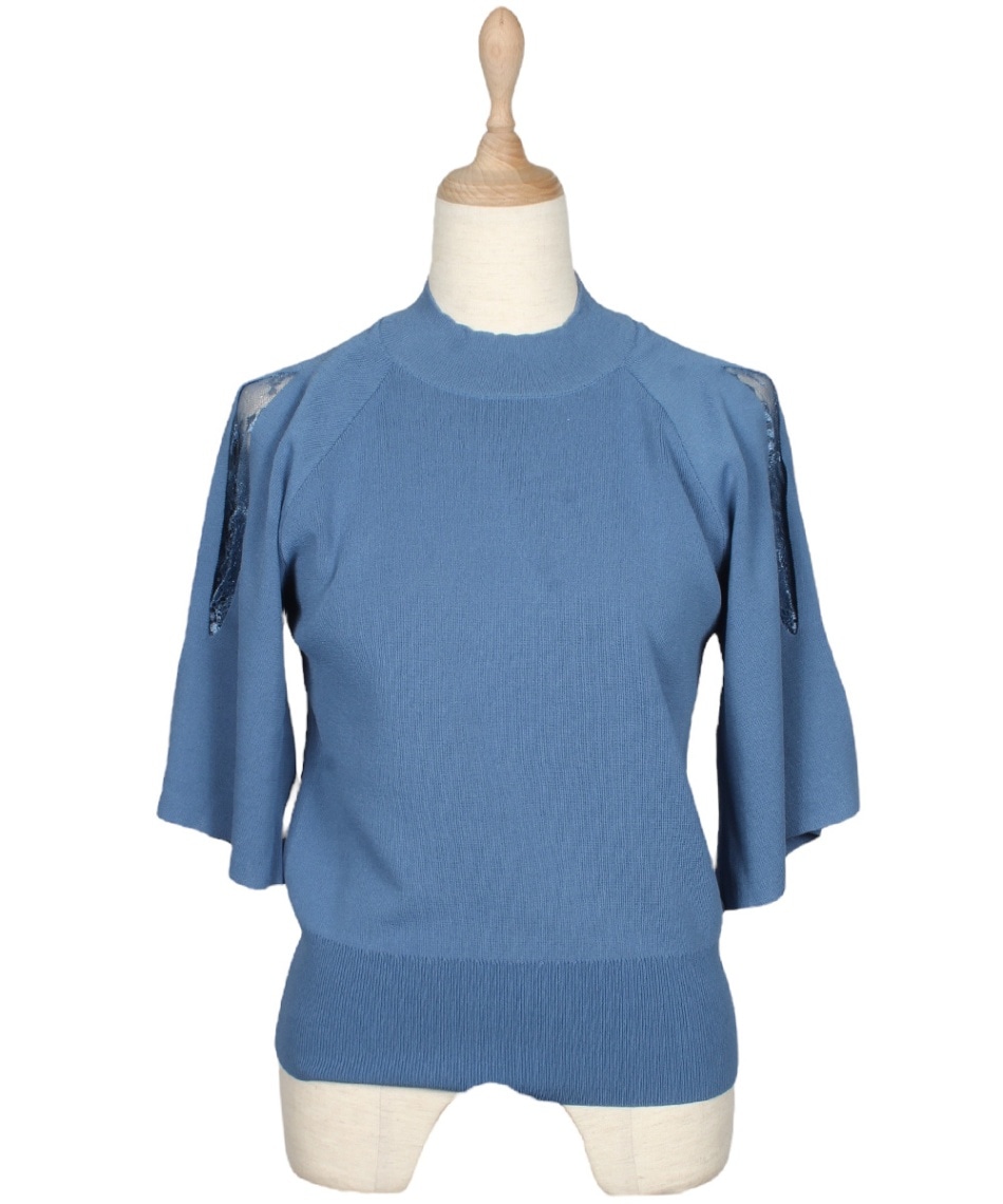 美品　値下げ　試着のみ　alice auaa ハイネックニット ハイネックニット（ニット/セーター）｜antiqua（アンティカ）の