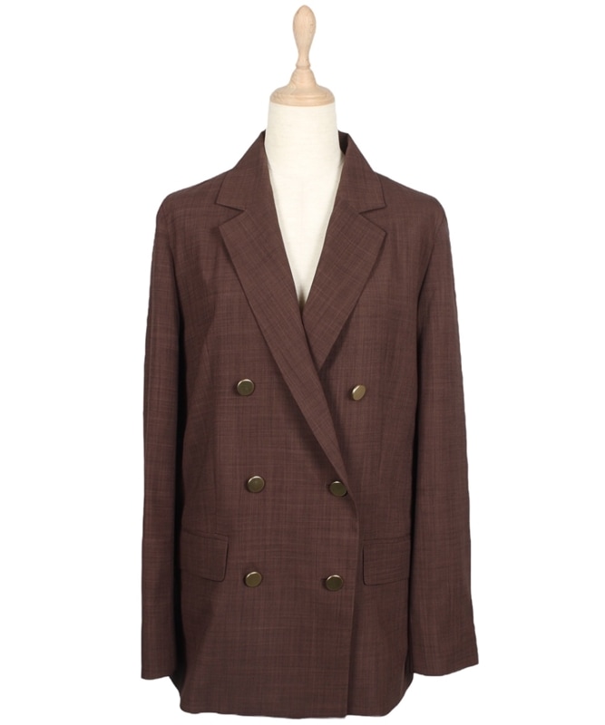 ウォッシャブルリネンライクダブルジャケット - 12Twelve Agenda