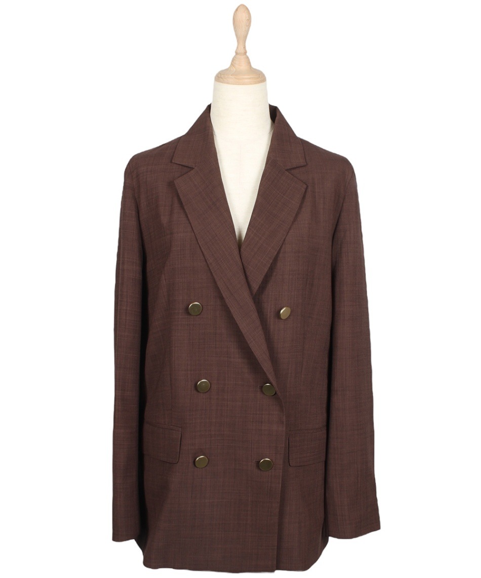 ウォッシャブルリネンライクダブルジャケット - 12Twelve Agenda