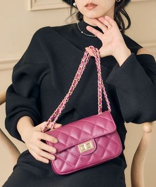 SALE】キルティングチェーンショルダーミニバッグ - 12Twelve Agenda