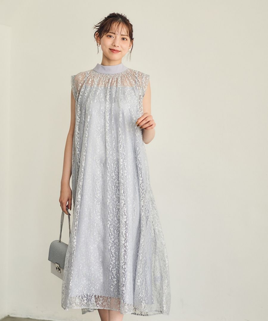 SALE】3wayレースノースリーブテントドレスワンピース - 12Twelve