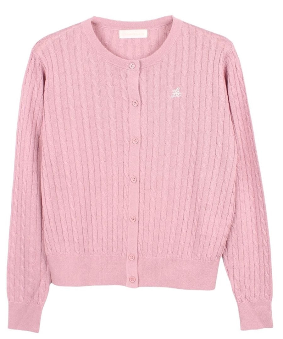 ツイストケーブルニットカーディガン - 12Twelve Agenda(トゥエルブ