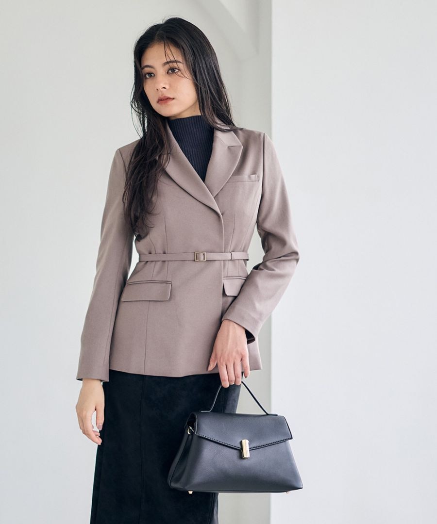 SALE】マシーンウォッシャブルベルテッドジャケット - 12Twelve Agenda