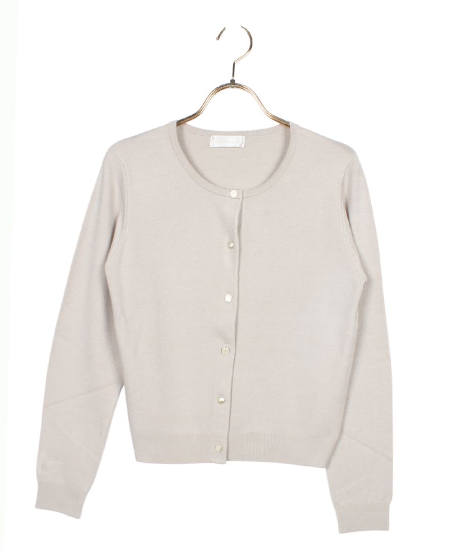 アソート釦クルーネックニットカーディガン - 12Twelve Agenda