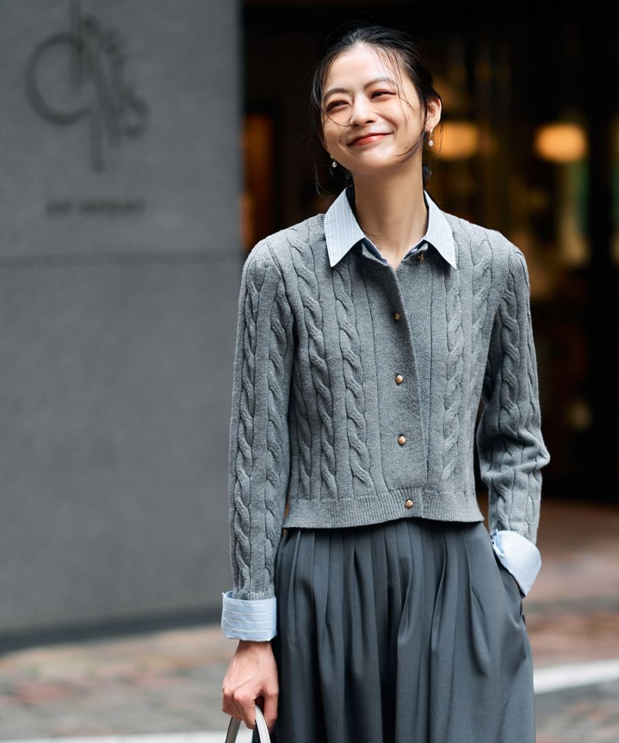 美品 エンフォルド ダブル サテン ニット ドッキング シャツ プルオーバー 美品 エンフォルド ダブル サテン ニット ドッキング シャツ プル