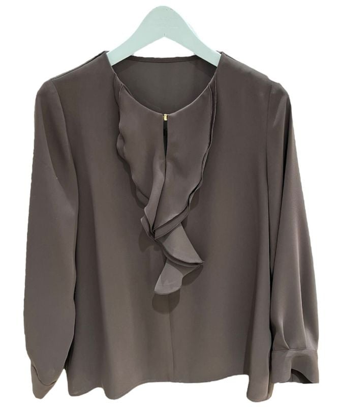 SALE】フレンチキスフロントフリルカラーブラウス - 12Twelve Agenda