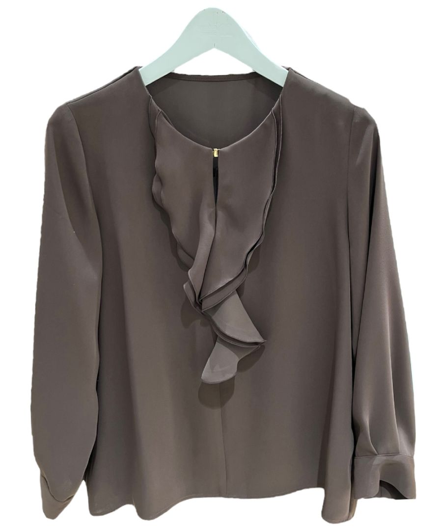 SALE】フレンチキスフロントフリルカラーブラウス - 12Twelve Agenda