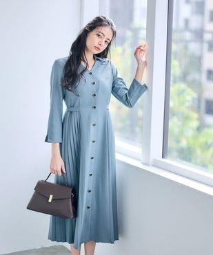 前後2wayフェイクスエード前ZIPフレアジャンスカ - 12Twelve